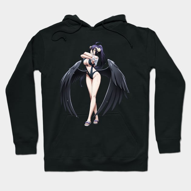 Albedo Overlord Hoodie by ShariLambert